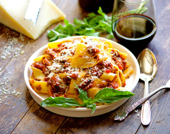Pappardelle with Bolognese Sauce