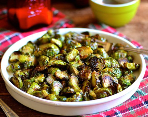 Caramelized Brussels Sprouts with Browned Butter Drizzle ciaochowbambina.com