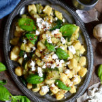 Gnocchi with Zucchini, Fresh Herbs and Ricotta Salata ciaochowbambina.com