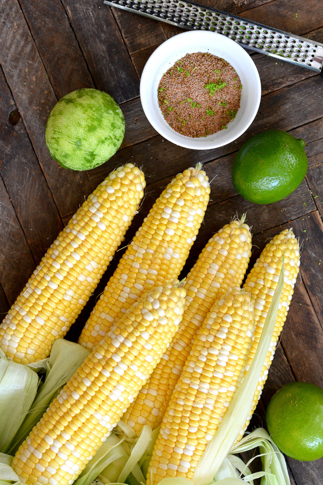 Grilled Corn on the Cob with Spicy Lime Seasoned Salt Ciao Chow Bambina
