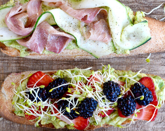Avocado Crostini 4 Ways ciaochowbambina.com
