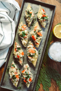 Cheesy Crab French Bread Appetizer ciaochowbambina.com