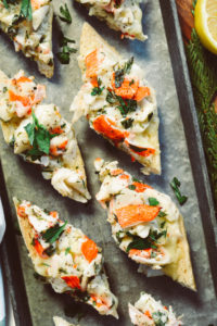 Cheesy Crab French Bread Appetizer ciaochowbambina.com