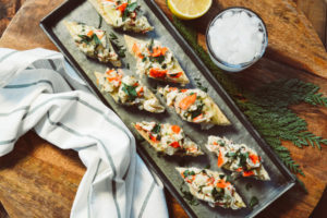 Cheesy Crab French Bread Appetizer ciaochowbambina.com