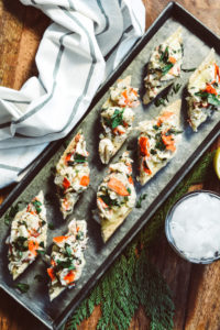 Cheesy Crab French Bread Appetizer ciaochowbambina.com