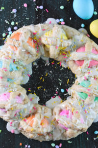 Italian Easter Ring with Colored Eggs ciaochowbambina.com