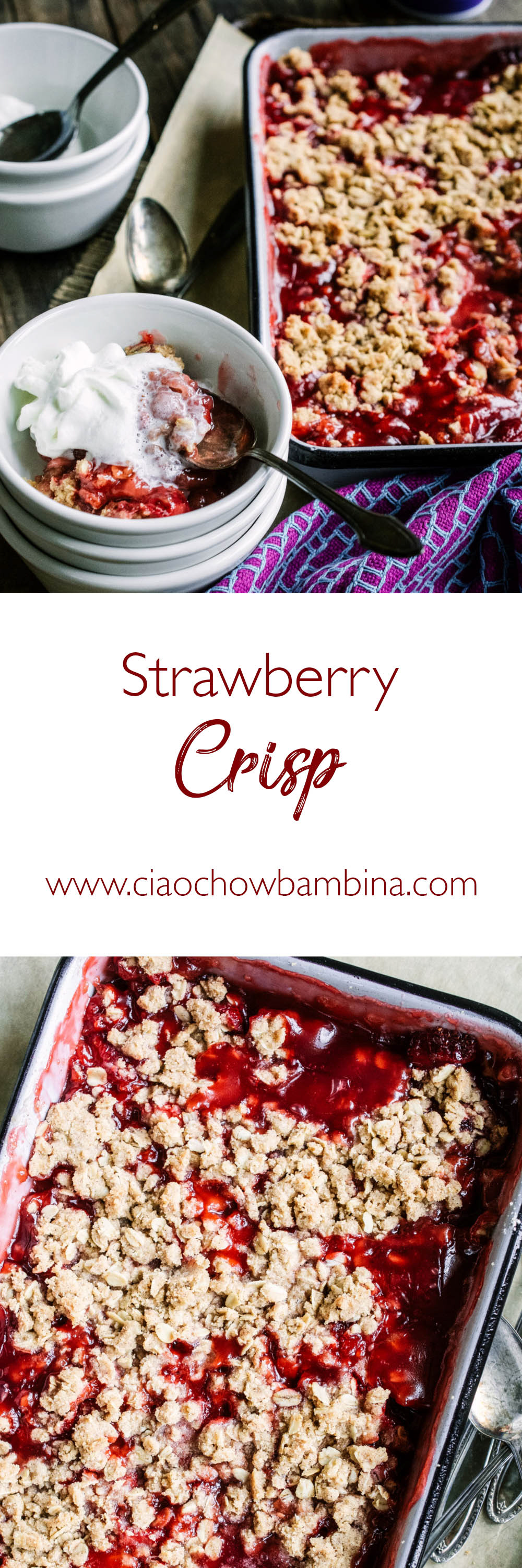 Strawberry Crisp | Ciao Chow Bambina
