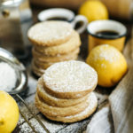 Lemon Scottish Shortbread Cookies