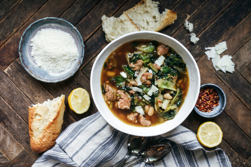 Escarole and White Bean Soup with Italian Sausage (2 of 10) (2 of 1