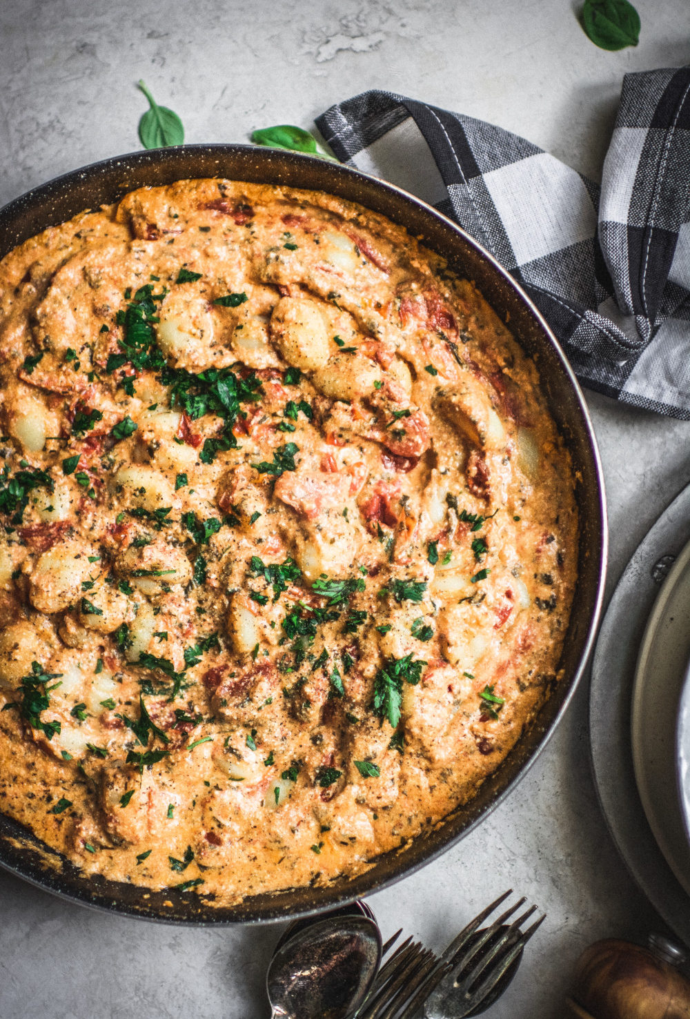 Gnocchi with Ricotta, Cherry Tomatoes & Herbs