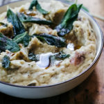 Brown Butter Mashed Red Potatoes with Roasted Garlic & Sage