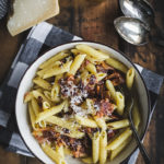 Penne with Bacon, Black Pepper & Parmesan