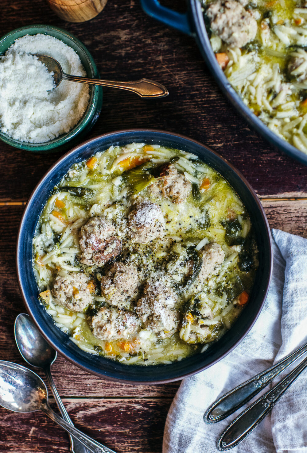 Italian Wedding Soup with Orzo